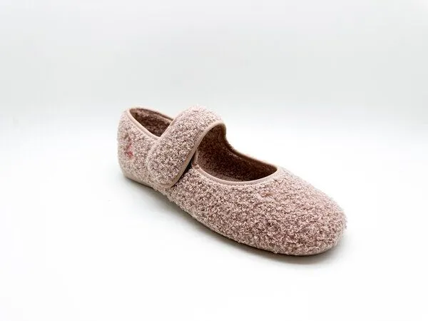 thies Veganer "thies ® Rec Teddy Ballerina" aus ultraweichem, recyceltem Fell, Rose, – Produktbild 3 von 4