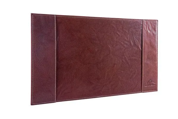 Alpenleder Alpenleder Schreibtischunterlage PIEMONT, Brandy (braun), – Produktbild 3 von 4
