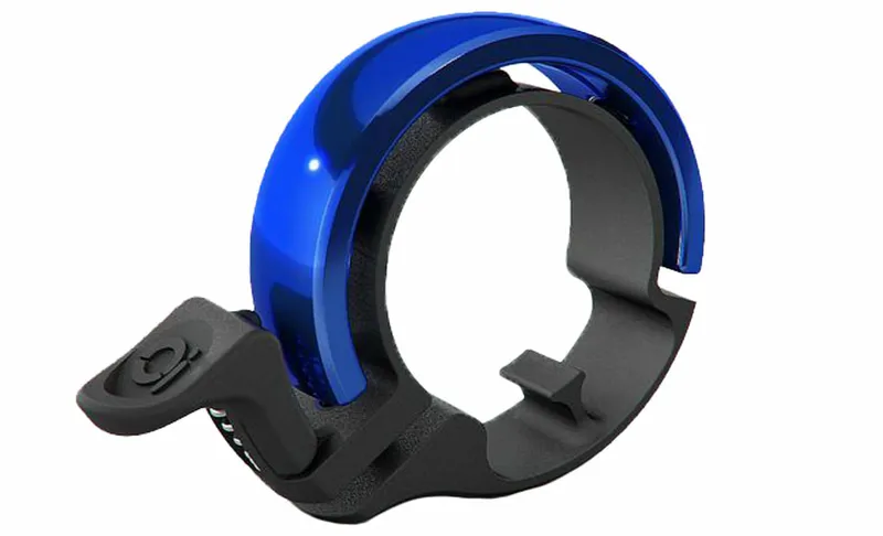 Knog Knog Oi Classic Small Fahrradklingel, Schwarz,blau, – Produktbild 2 von 2