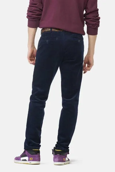 Meyer MEYER ACTIVE Cord Chino, Blau (marine), – Produktbild 3 von 4