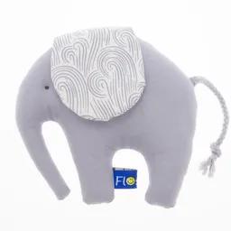 Flosinn Flosinn Knistertier Baby Kleiner Elefant Bio-Greifling – Produktbild 1 von 1