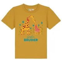 watabout kids watabout.kids T-Shirt Kinder Giraffe Großer Bruder, Ochre, – Produktbild 1 von 1