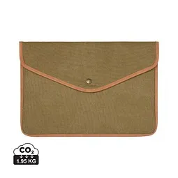 Vinga Vinga Bosler 16 Zoll Laptop-Tasche aus recyceltem Canvas, Grün, – Produktbild 1 von 1