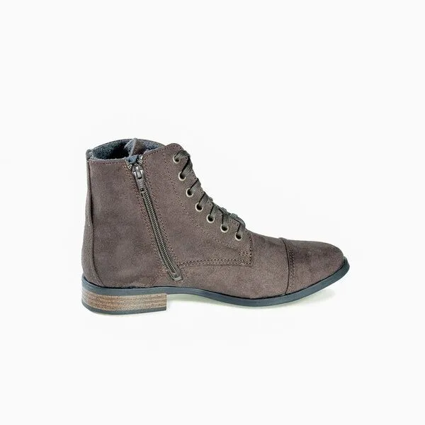 Fairticken Fairticken Gefütterte Damen Stiefel MAIRAN in Wildlederoptik, Braun, – Produktbild 3 von 4