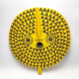 Moogoo Creative Africa Moogoo Creative Africa Sonnenmaske "Masque solaire" aus Burkina Faso | Wanddekoration | verschiedene Größen und Farben | Unikate – Produktbild 1 von 1