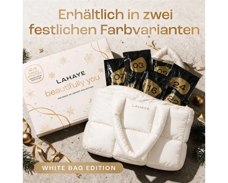 LAHAYE Adventskalender Beauty 2026 "beautifully you" Weiß (Set), 24 Beauty & Make-up Überraschungen – Produktbild 2 von 5