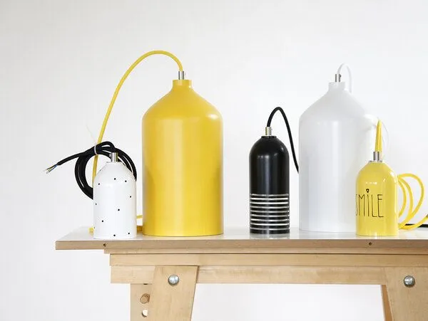 werkvoll by Lena Peter werkvoll by Lena Peter Recycling Hängelampen FIRELIGHT, Pastelltürkies, – Produktbild 3 von 4