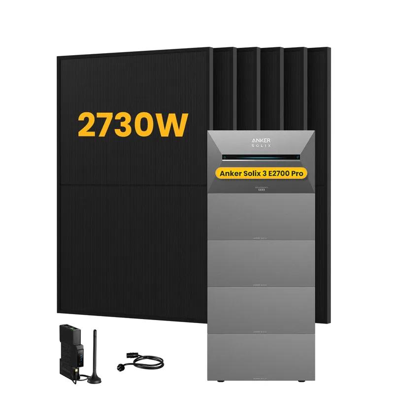 Anker Anker SOLIX Solarbank 3 E2700 Pro Solaranlage, mit 6 x 455W Bifazialen Solarmodulen, by Powerness - 13.5kWh / 1 x Smart Meter / Selbstabholung – Produktbild 1 von 1