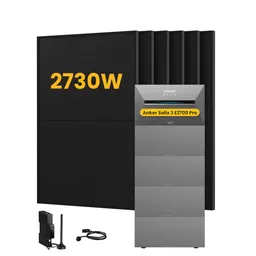 Anker Anker SOLIX Solarbank 3 E2700 Pro Solaranlage, mit 6 x 455W Bifazialen Solarmodulen, by Powerness - 13.5kWh / 1 x Smart Meter / Selbstabholung – Produktbild 1 von 1