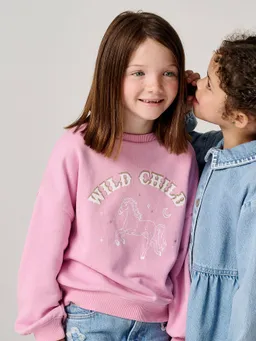 Vertbaudet Sweatshirt Mädchen WILD CHILD – Produktbild 1 von 1