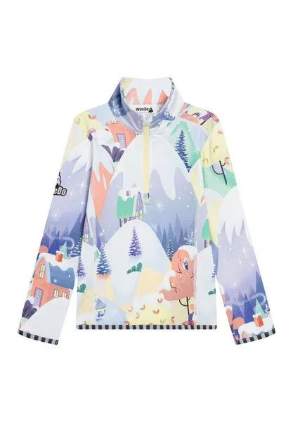 WeeDo WeeDo Langarmshirt „Cosmo Pastelworld“, Pastelworld print, – Produktbild 2 von 4