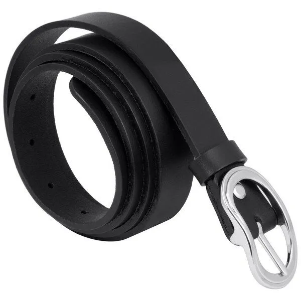Simaru Simaru Premium-Ledergürtel für Damen 25mm Curitiba- EU, Schwarz, – Produktbild 1 von 4