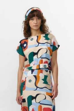 SUITE13LAB Suite13lab Cropped-Top HEBRON im Cruise-Print – Produktbild 1 von 1