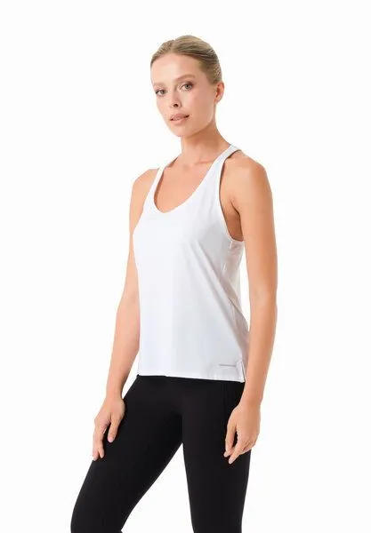 ORGANICATION ORGANICATION TINNA | Sportliches Tanktop aus recyceltem Polyamid, White, – Produktbild 1 von 4