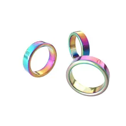 Crystal and Sage Crystal and Sage Hematit Ring in Regenbogenfarben – Produktbild 1 von 1