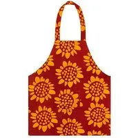 Global Mamas Global Mamas Kinderschürze aus 100% Biobaumwolle, Sonnenblumen-rot (rot), – Produktbild 1 von 1