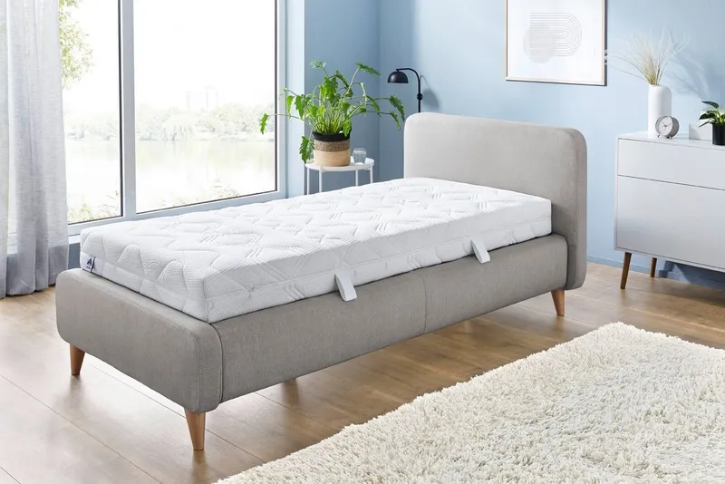 irisette Taschenfederkernmatratze Irisette Lotus mit 7 Liegezonen, Irisette, 18 cm hoch, gute Luftventilation, kraftvolle und elastische Körperunterstützung, Weiß, – Produktbild 5 von 5