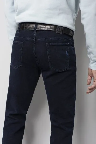 M 5 BY MEYER M 5 BY MEYER Super Stretch Performance Denim, Blau (dark blue stone), – Produktbild 5 von 5