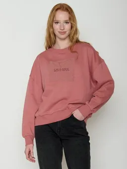 GreenBomb GREENBOMB Wild Soul Core - Lässiges Sweatshirt aus Bio-Baumwolle / hochwertiger Print / GOTS / Fair & Vegan – Produktbild 1 von 1