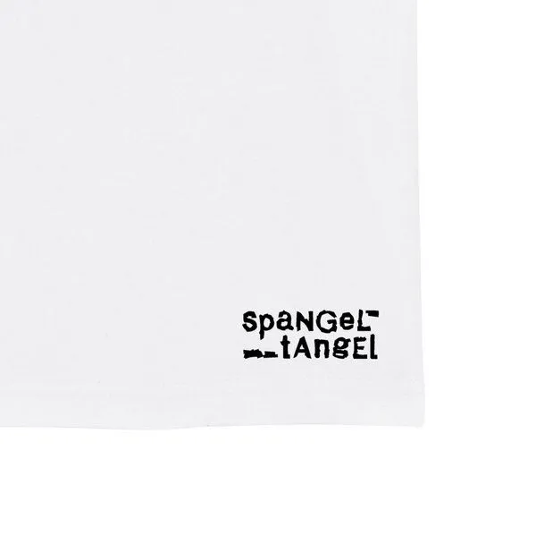 Spangeltangel Spangeltangel T-Shirt "Papierboot", Männershirt, Herrenshirt, bedruckt, Biobaumwolle, Unisex, Weiß, – Produktbild 4 von 4