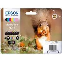 Epson Epson 6er Set Tintenpatronen 378 schwarz, cyan, magenta, gelb, light-cyan, light-magenta – Produktbild 1 von 1