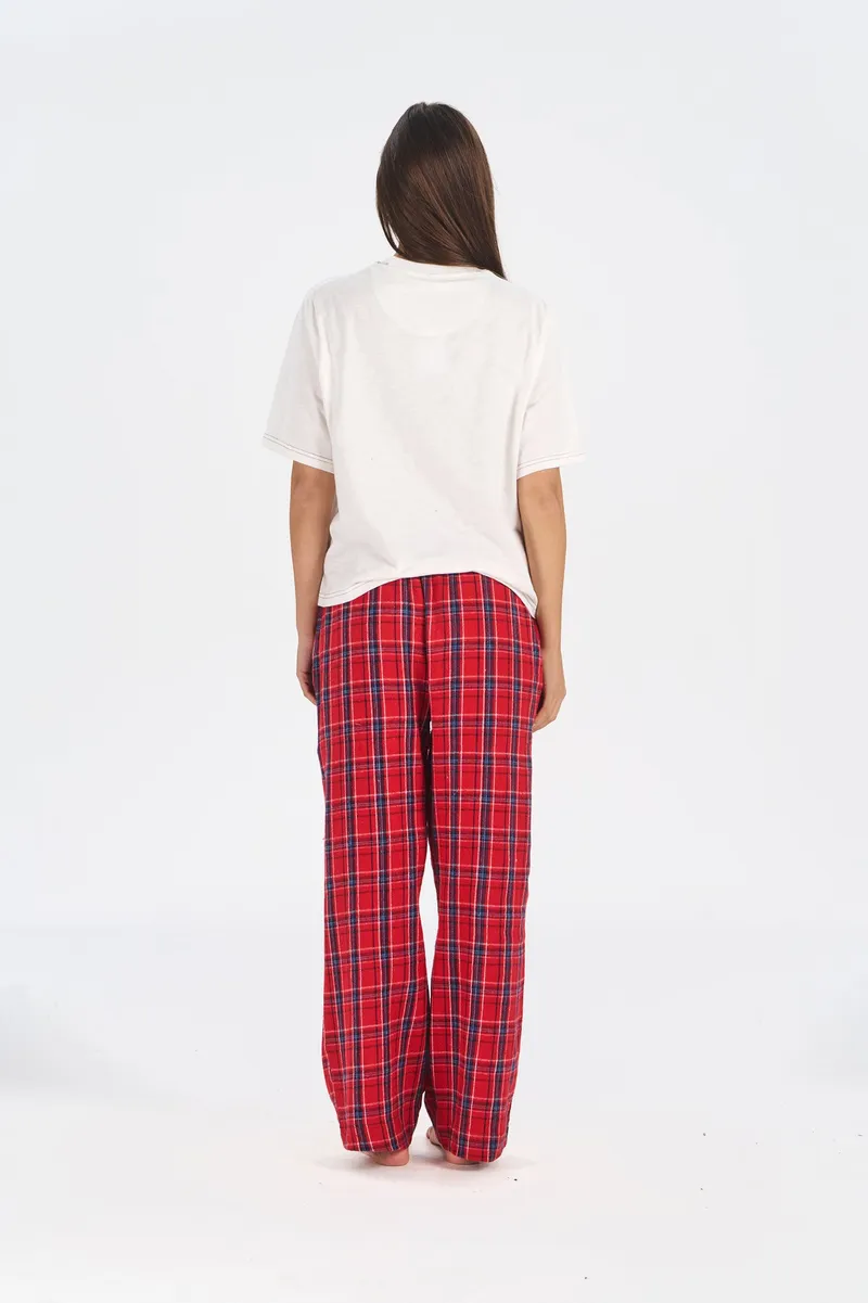 KOMODO KOMODO Damen vegan Hose Jim Jam Rot, Rot, – Produktbild 1 von 2