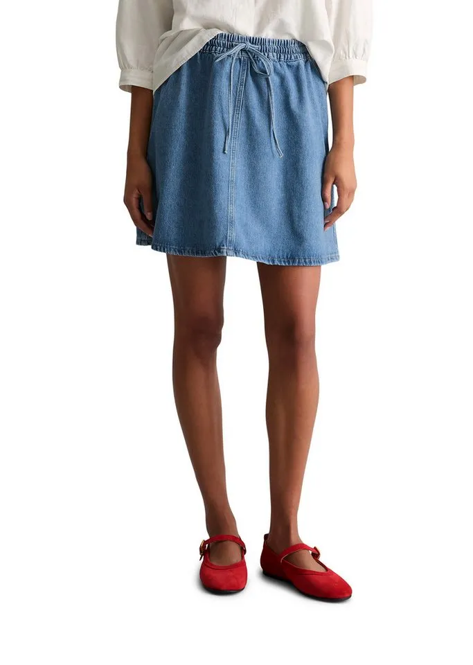 Marc O'Polo DENIM Jeansrock aus reinem Organic Cotton, Blau, – Produktbild 1 von 5