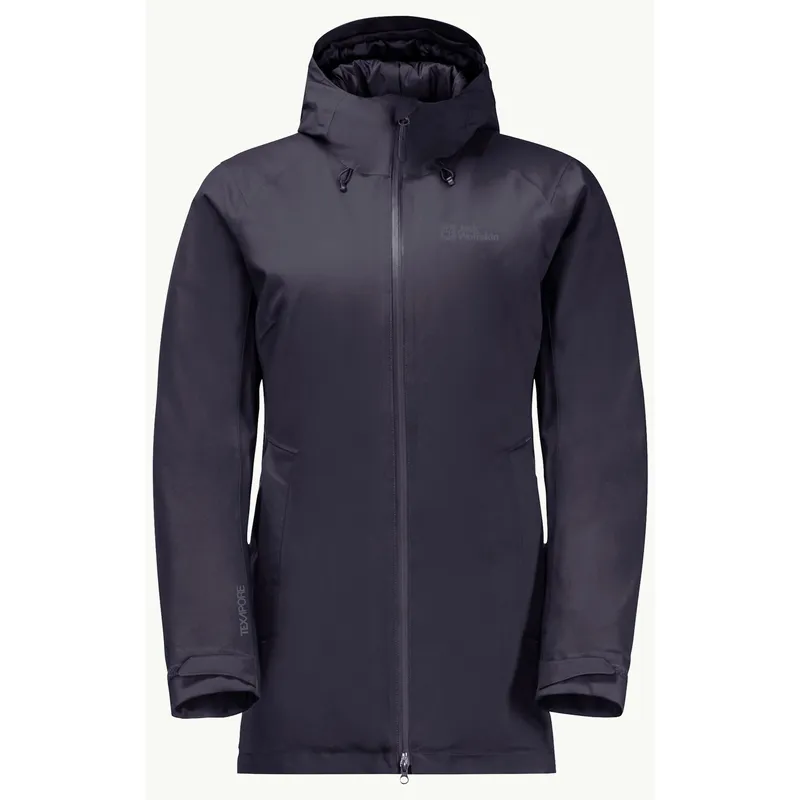 Jack Wolfskin Wasserdichte Jacke für Frauen Jack Wolfskin Stirnberg INS, Gris, – Produktbild 1 von 1