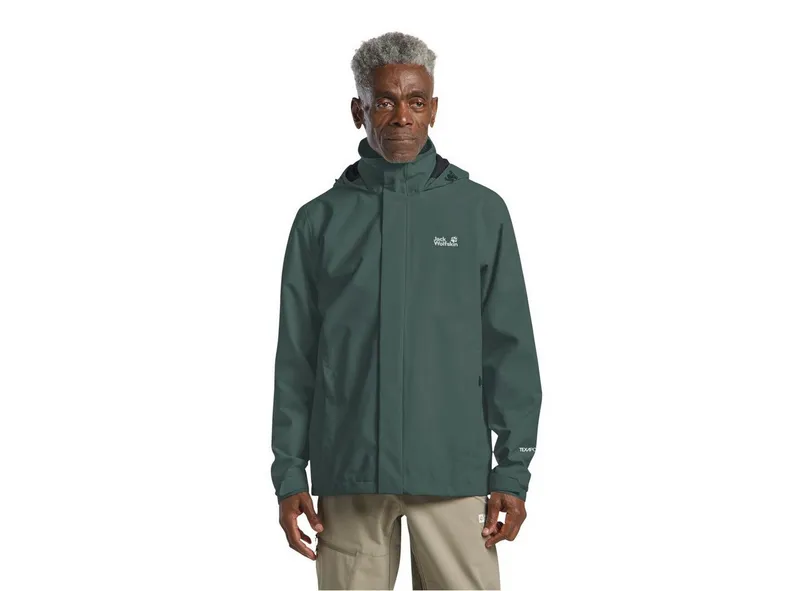 Jack Wolfskin Jack Wolfskin Regenjacke Trailtime 2-Lagen (wasserdicht, atmungsaktiv) 2026 palm grün Herren, Grün, – Produktbild 5 von 5