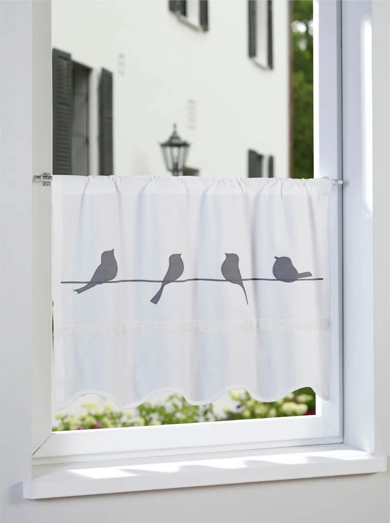 heine home Panneau weiß-grau, Weiß-grau, – Produktbild 1 von 3