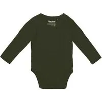 Neutral Neutral® Baby Wickelbody Strampler Langarm, Military, – Produktbild 1 von 1