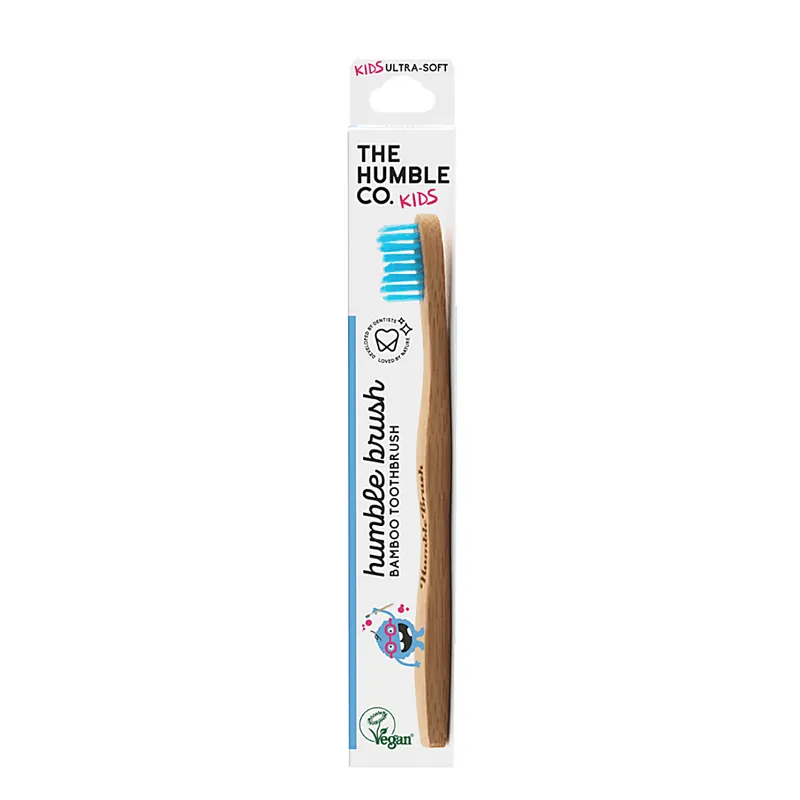 The Humble The Humble Co. Bambus-Zahnbürste für Kinder Ultra Soft - Blau – Produktbild 1 von 1