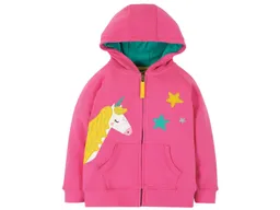 Frugi Frugi Kinder Sweatjacke mit Kapuze Einhorn Gr.4 (12-18 Monate) – Produktbild 1 von 1