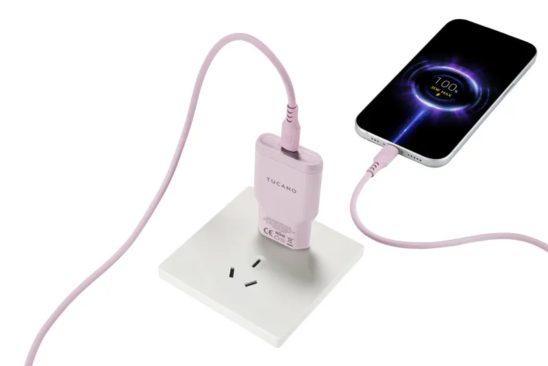 Tucano Tucano One Power Kit Rosa USB-C 35W – Produktbild 3 von 4