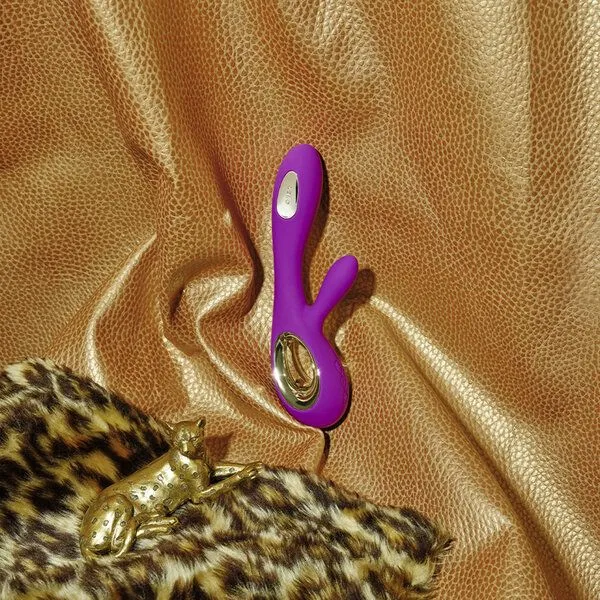 LELO Luxus-Rabbit-Vibrator - LELO SORAYA Wave, Tiefes rosa, – Produktbild 4 von 4