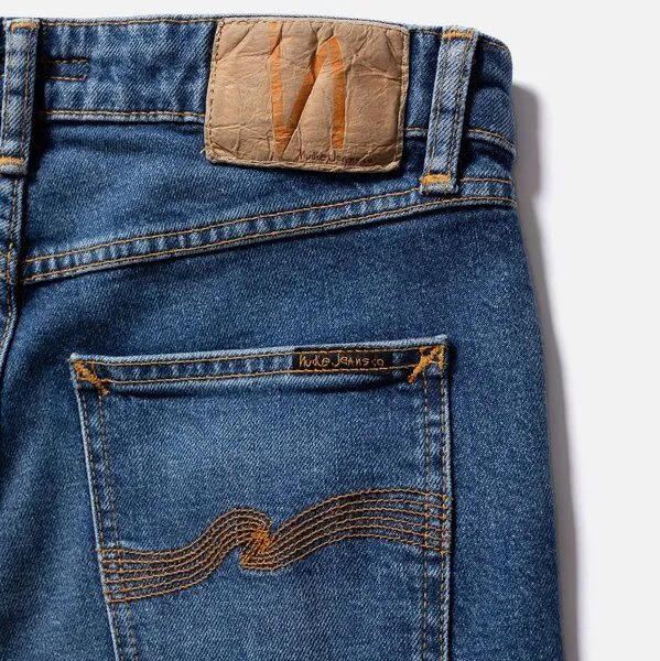Nudie Jeans Nudie Jeans Jeans Mellow Mae, Blau, – Produktbild 3 von 3