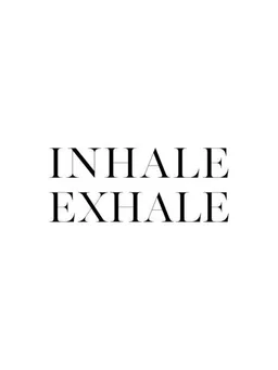 Photocircle Photocircle Poster / Leinwandbild - Inhale Exhale No2 – Produktbild 1 von 1