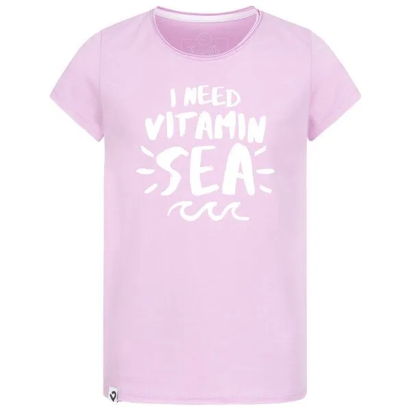 Lexi&Bö Lexi&Bö I need vitamin sea Mädchen T-Shirt, Orchid bloom (lila), – Produktbild 1 von 1