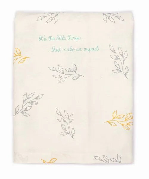 El Puente El Puente Tischdecke "It's the little things", Grau,gelb,blau,weiß, – Produktbild 1 von 2