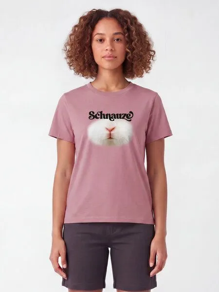 watapparel watapparel T-Shirt Frauen Schnauze, Lilac dream, – Produktbild 2 von 2