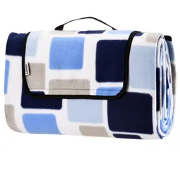 Casaria® Casaria Detex Picknickdecke Quadrate/Blau 2x2m – Produktbild 1 von 1