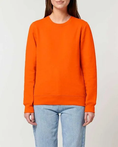 YTWOO YTWOO Unisex Sweatshirt | fairtrade & ökologisch, Orange, – Produktbild 2 von 4