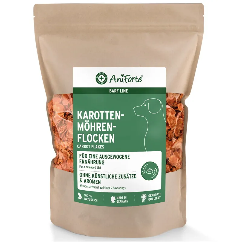 AniForte AniForte BARF- Line Karotten-Möhrenflocken 1kg – Produktbild 1 von 2