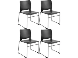 Topstar Topstar 4 Besucherstühle "VISIT LINE", schwarz – Produktbild 1 von 1