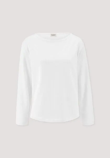 hessnatur hessnatur Heavy Jersey Longsleeve Relaxed aus reiner Bio-Baumwolle, Naturweiss, – Produktbild 4 von 4
