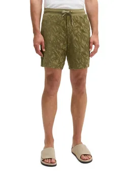 Marc O'Polo Marc O'Polo Shorts mit weichem Frottee-Blattmuster – Produktbild 1 von 1