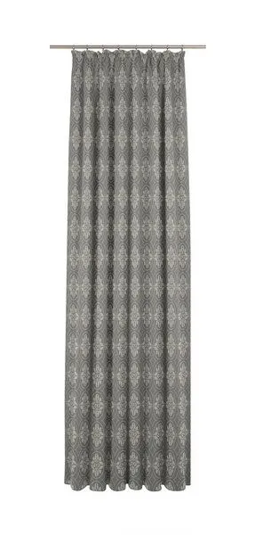 Nature by Adam Nature by Adam Vorhang aus 100% Bio-Baumwolle - Made in Germany - Romantic Puligny Light, Dunkelgrau, – Produktbild 2 von 7