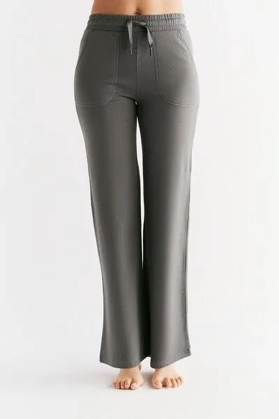 True North "True North" Damen Fleece Sweatpants aus recyceltem Polyester Hose T1353, Anthrazit, – Produktbild 1 von 3