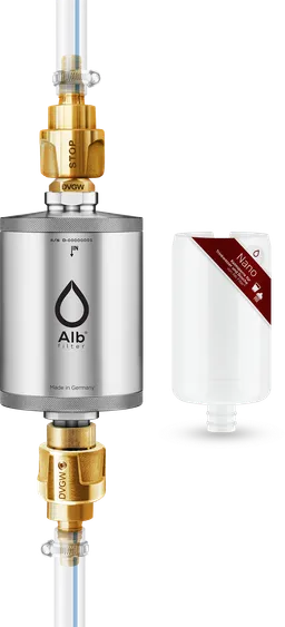Alb Filter Alb Filter® TRAVEL Nano Trinkwasserfilter - Keimsperre für den Festeinbau Edelstahl Natur – Produktbild 1 von 1