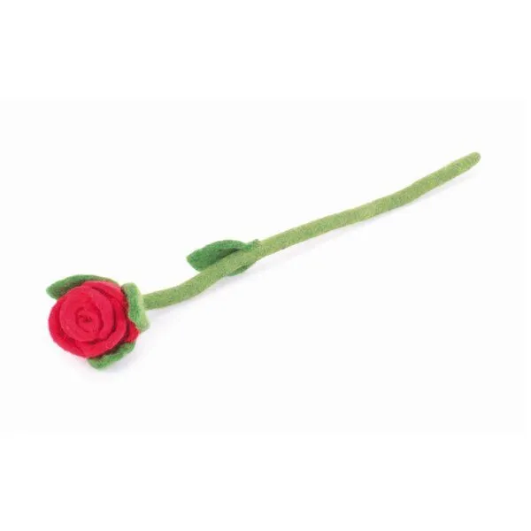 El Puente El Puente Deko-Blume "Rose" | Fair Trade & Handmade aus Nepal, Rosa, – Produktbild 1 von 3